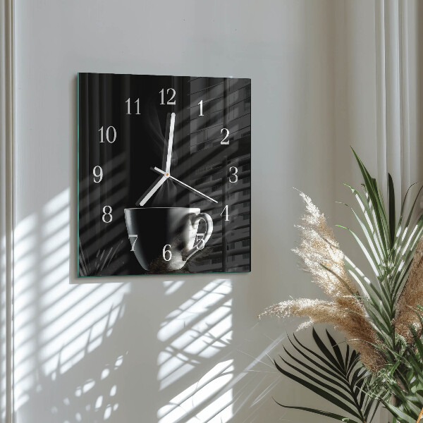 Reloj cuadrado Taza
