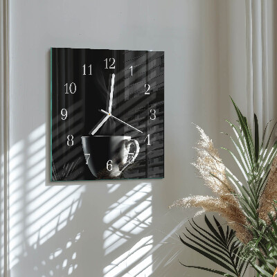 Reloj cuadrado Taza