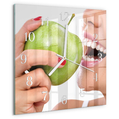 Reloj cuadrado Manzana