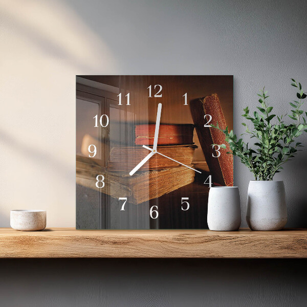 Reloj cuadrado Libro