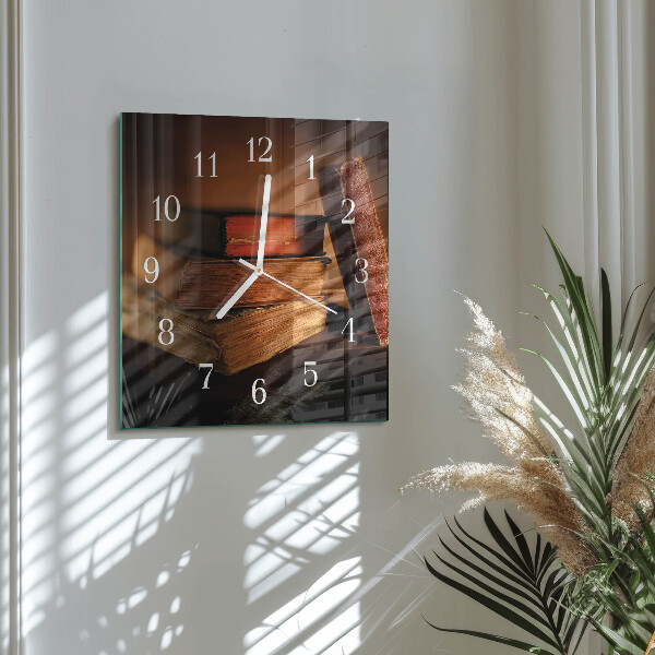 Reloj cuadrado Libro