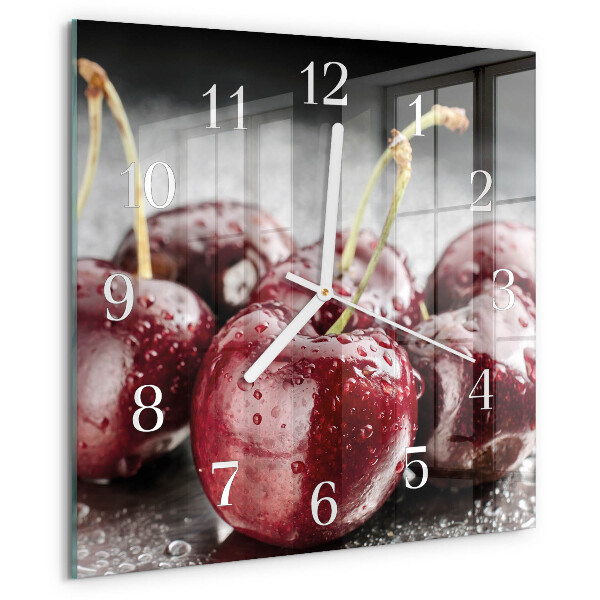Reloj cuadrado Cereza