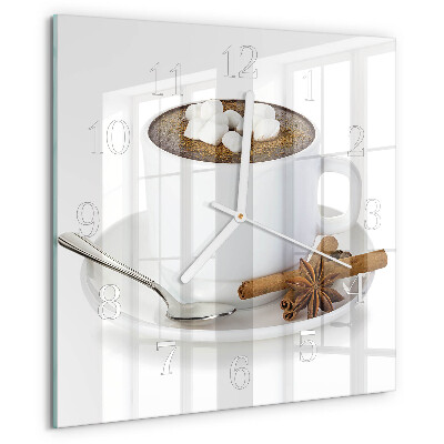 Reloj cuadrado Chocolate