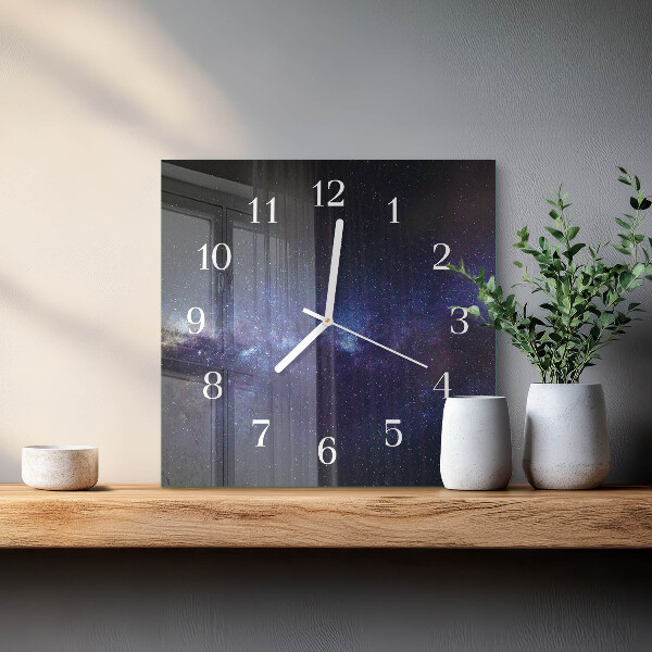 Reloj cuadrado Galaxia