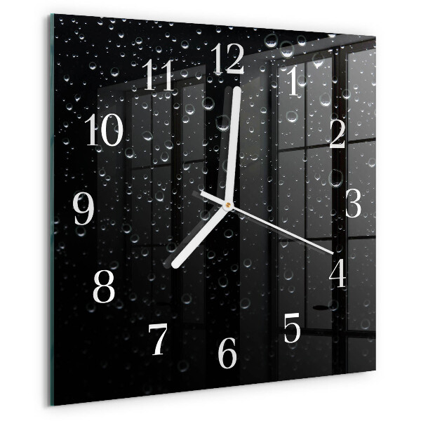 Reloj cuadrado Gotas