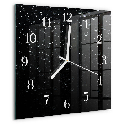 Reloj cuadrado Gotas