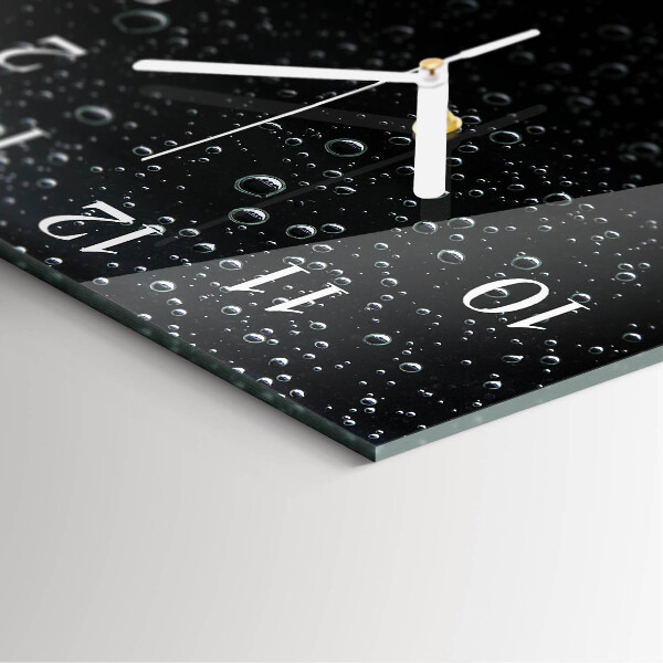 Reloj cuadrado Gotas