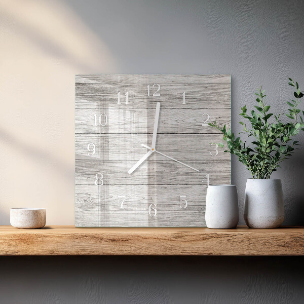 Reloj cuadrado Tableros grises