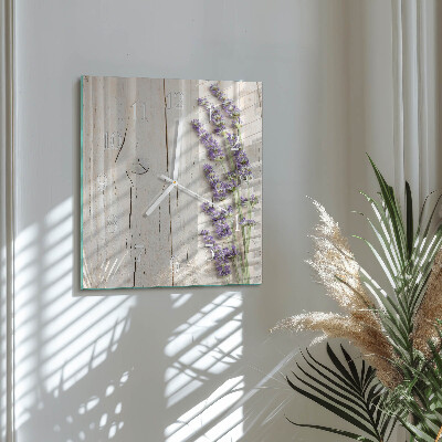 Reloj cuadrado Lavanda