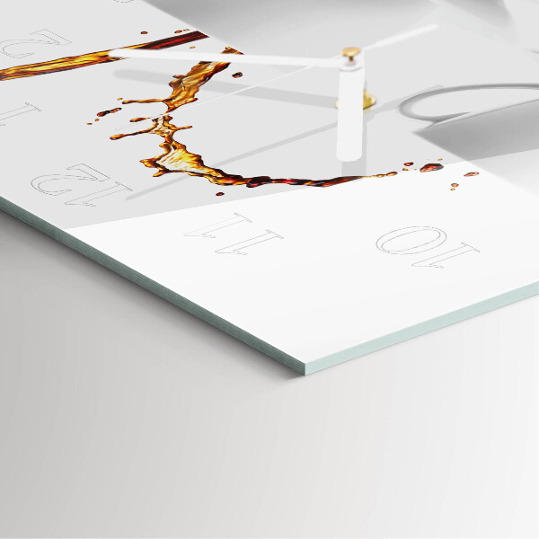 Reloj cuadrado Tazas de café