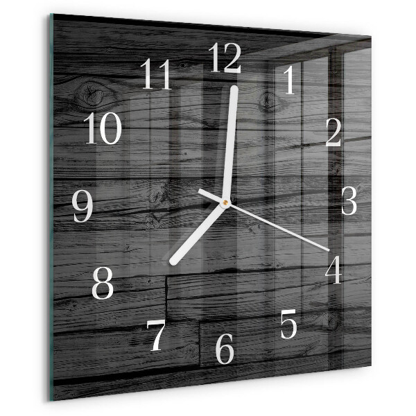 Reloj cuadrado Madera