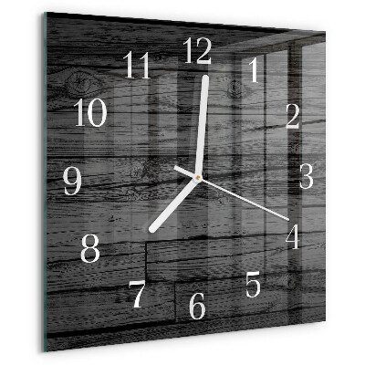 Reloj cuadrado Madera