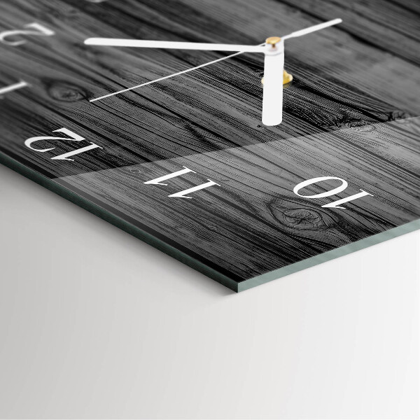 Reloj cuadrado Madera