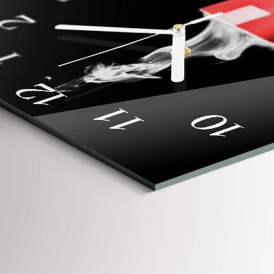 Reloj cuadrado Taza de café