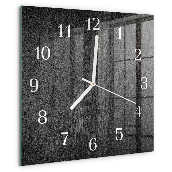 Reloj cuadrado Madera