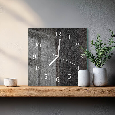 Reloj cuadrado Madera