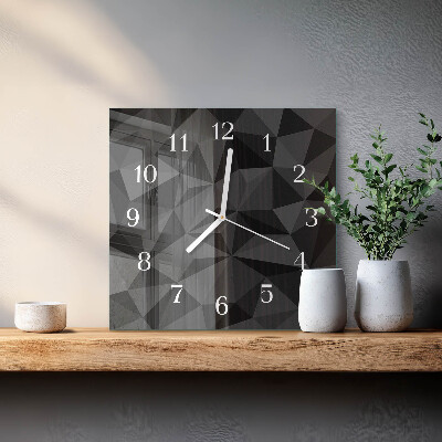 Reloj cuadrado Patrón 3D