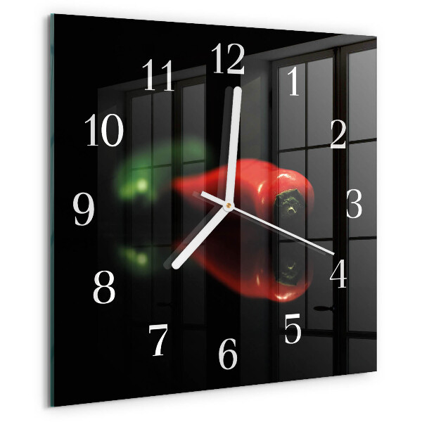 Reloj cuadrado Pimienta