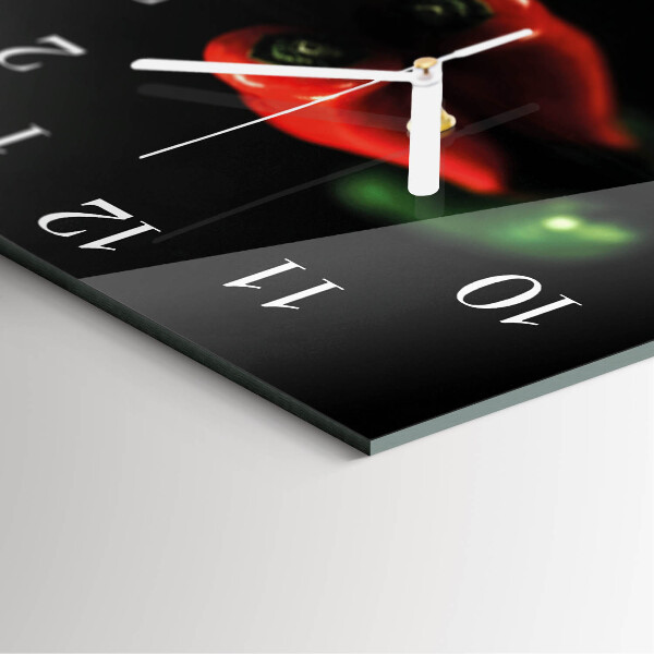 Reloj cuadrado Pimienta