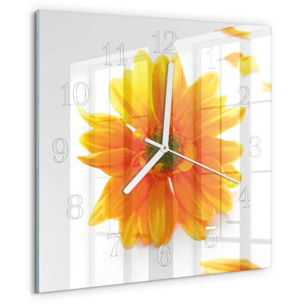 Reloj cuadrado Flor