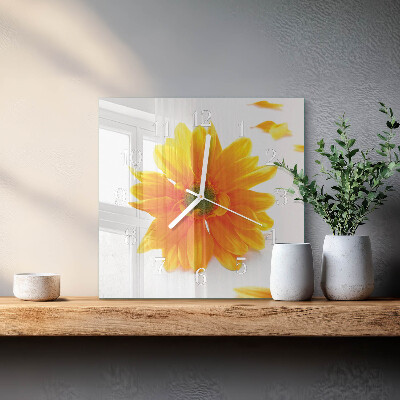 Reloj cuadrado Flor