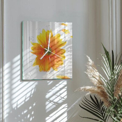 Reloj cuadrado Flor