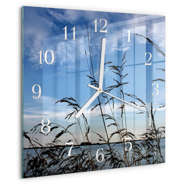 Reloj cuadrado Césped