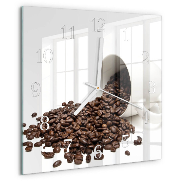 Reloj cuadrado Taza de café