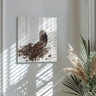 Reloj cuadrado Taza de café