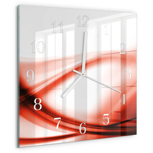 Reloj cuadrado Líneas abstractas