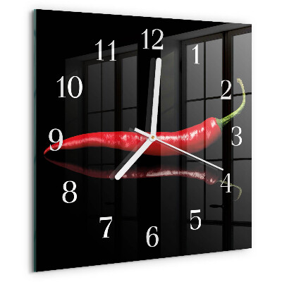 Reloj cuadrado Ají picante