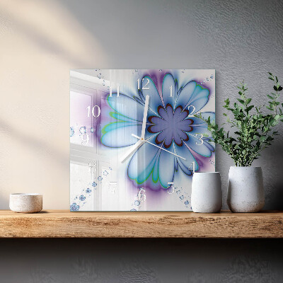 Reloj cuadrado Flor