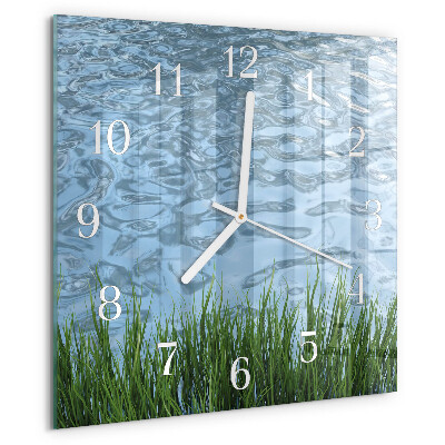 Reloj cuadrado Agua de hierba