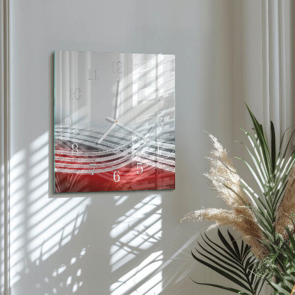 Reloj cuadrado Abstracción