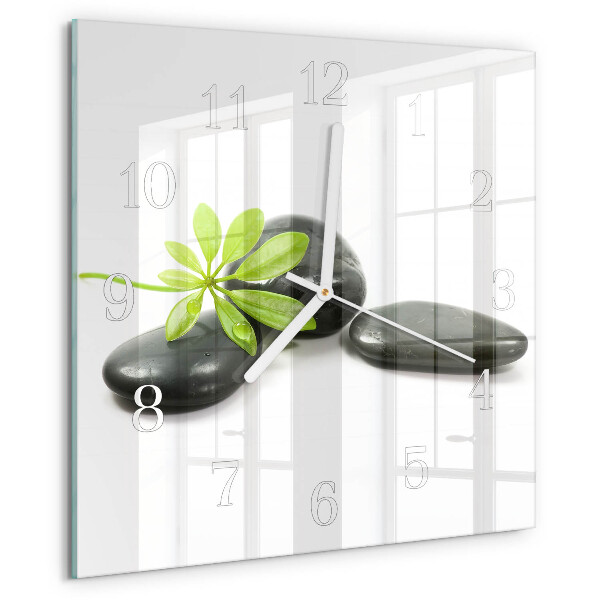 Reloj cuadrado Piedras