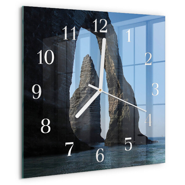 Reloj cuadrado Piedra