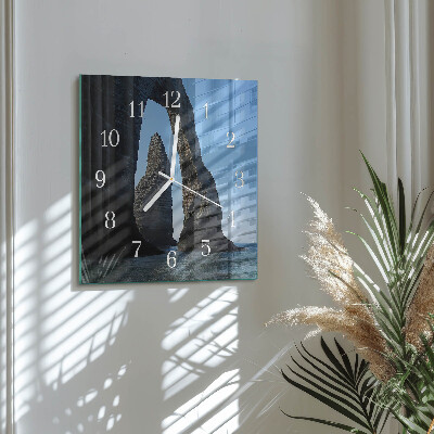 Reloj cuadrado Piedra