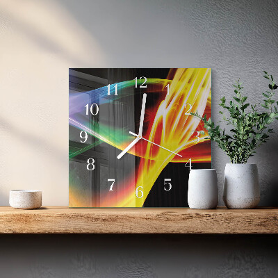 Reloj cuadrado Abstracción