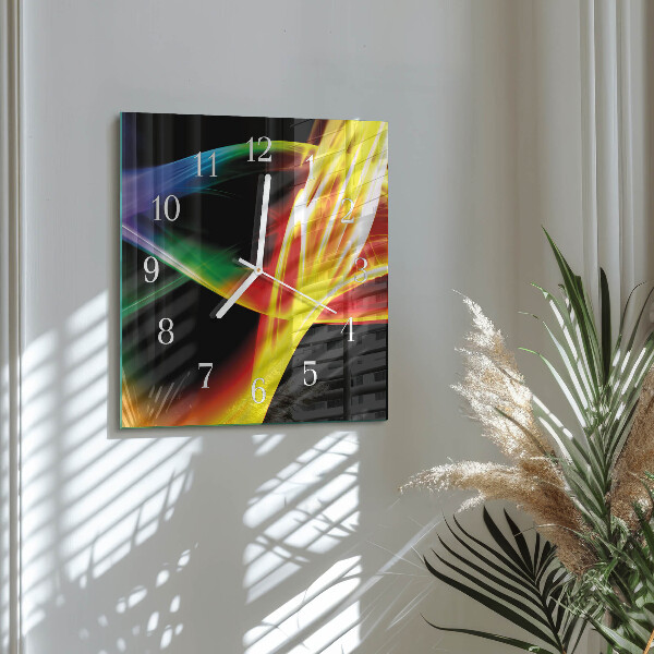 Reloj cuadrado Abstracción