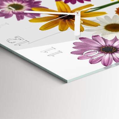 Reloj cuadrado Flores