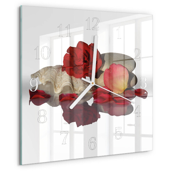 Reloj cuadrado Rose Bowl
