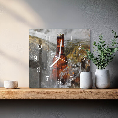 Reloj cuadrado Cerveza