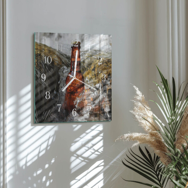 Reloj cuadrado Cerveza