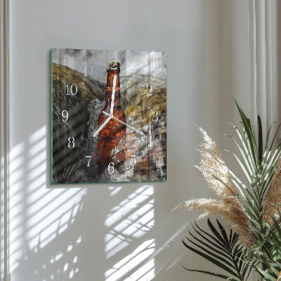 Reloj cuadrado Cerveza