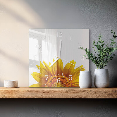 Reloj cuadrado Flor