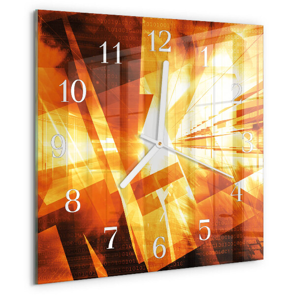 Reloj cuadrado Abstracción