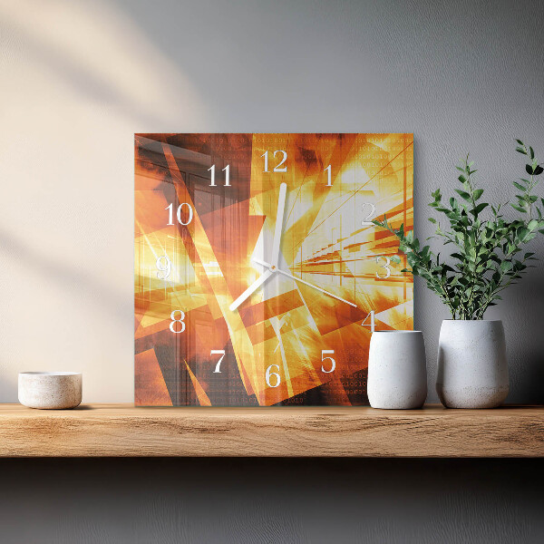 Reloj cuadrado Abstracción