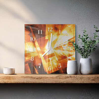 Reloj cuadrado Abstracción