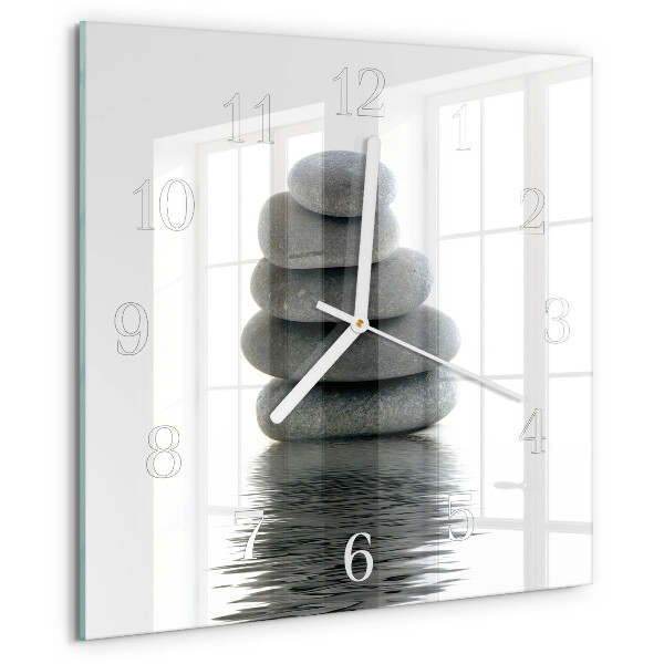 Reloj cuadrado Piedras