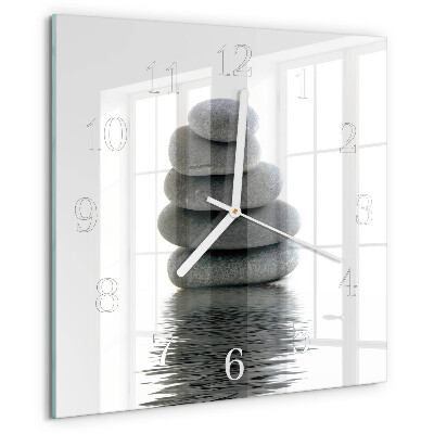 Reloj cuadrado Piedras